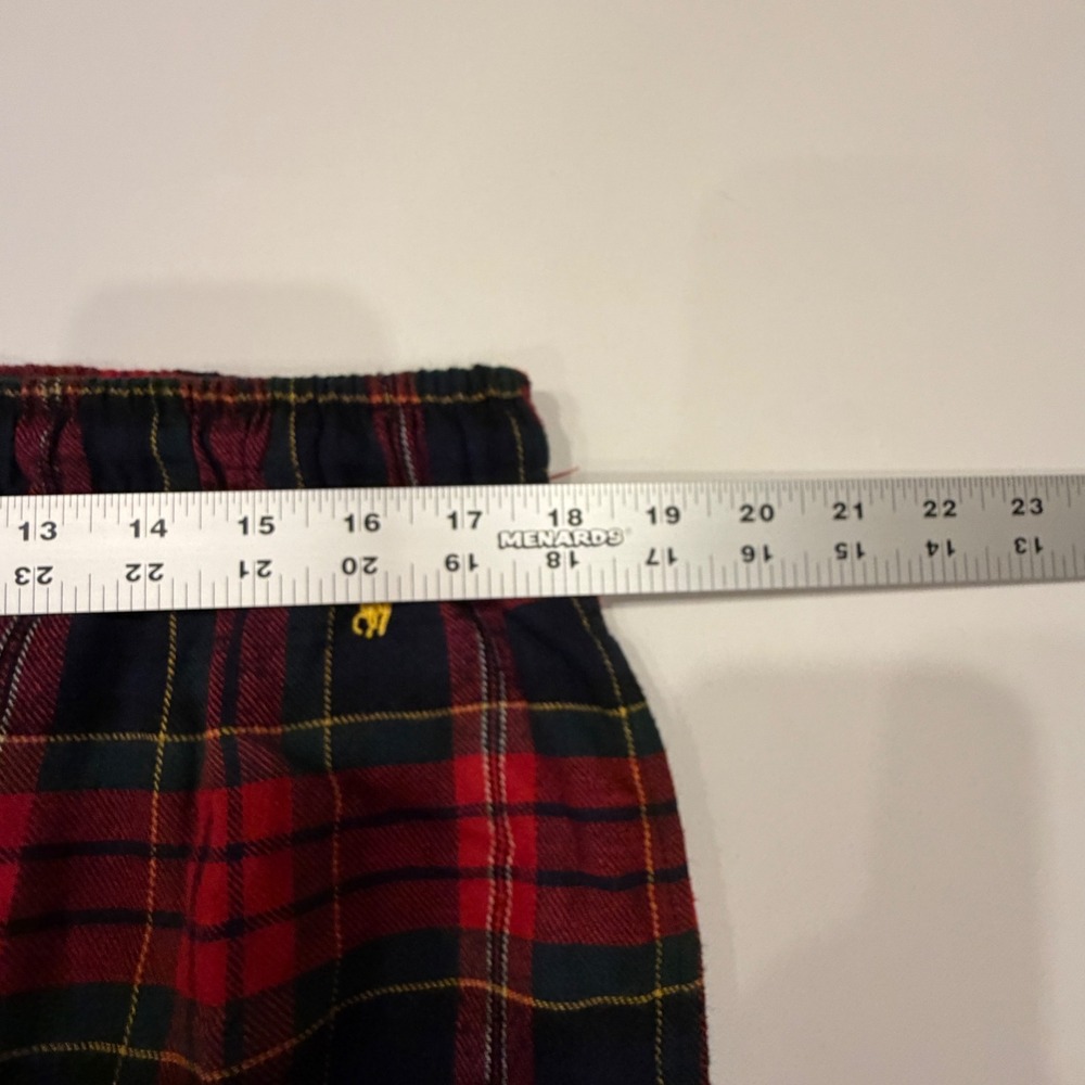 Polo Ralph Lauren Men's XL Red Tartan Plaid Flannel Pajama Lounge Pants - Picture 4 of 6